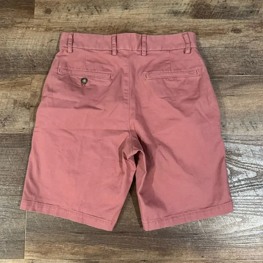 Old Navy Built in Flex Salmon Pink Slim Chino Shorts 28 Golf 8